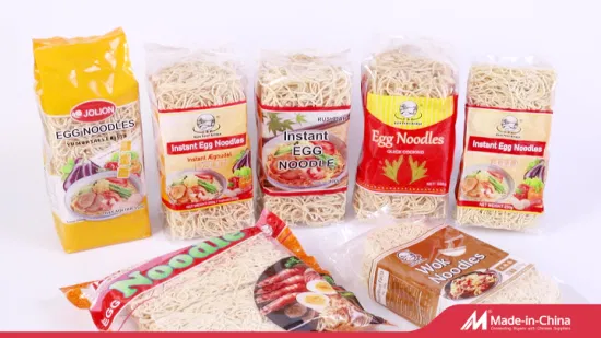 Traditional Healthy Slim Wheat Instant Noodle Chinese Seasoning Dried Egg Noodles