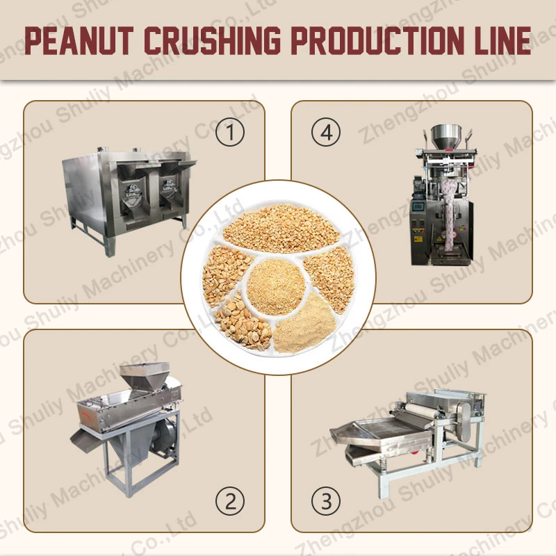 Almond Nut Cutter Peanut Crushing Machine