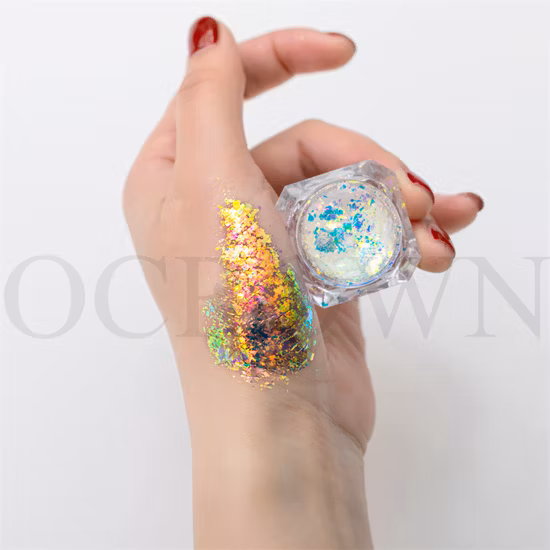 Acrylic Nail Glitter Foil Paper Mermi